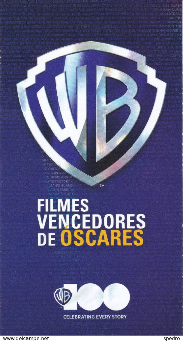 Portugal 2023 1 Booklet 100 Anos Warner Bros Filmes Vencedores De Oscares Oscar Cinema Casablanca Matrix  Carnet - Carnets