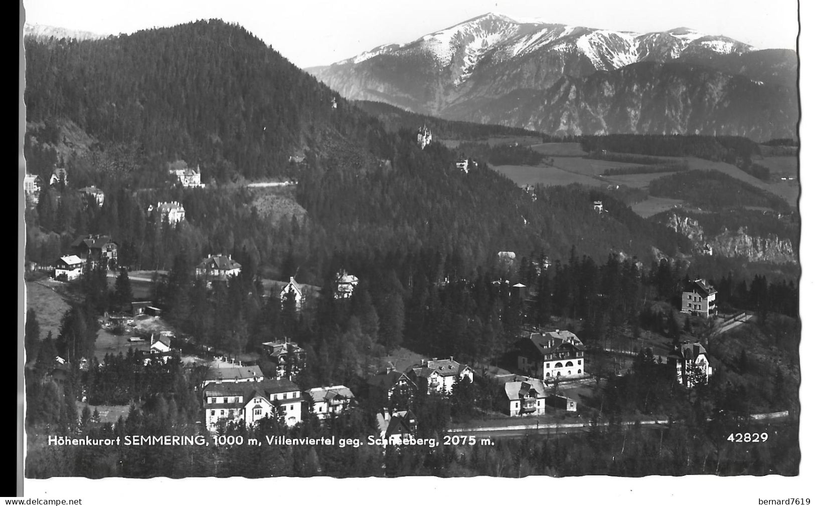 Autriche -   Semmering -  Hohenkurort  , 1000 M   - Villenviertel Geg Schteeberg - Semmering