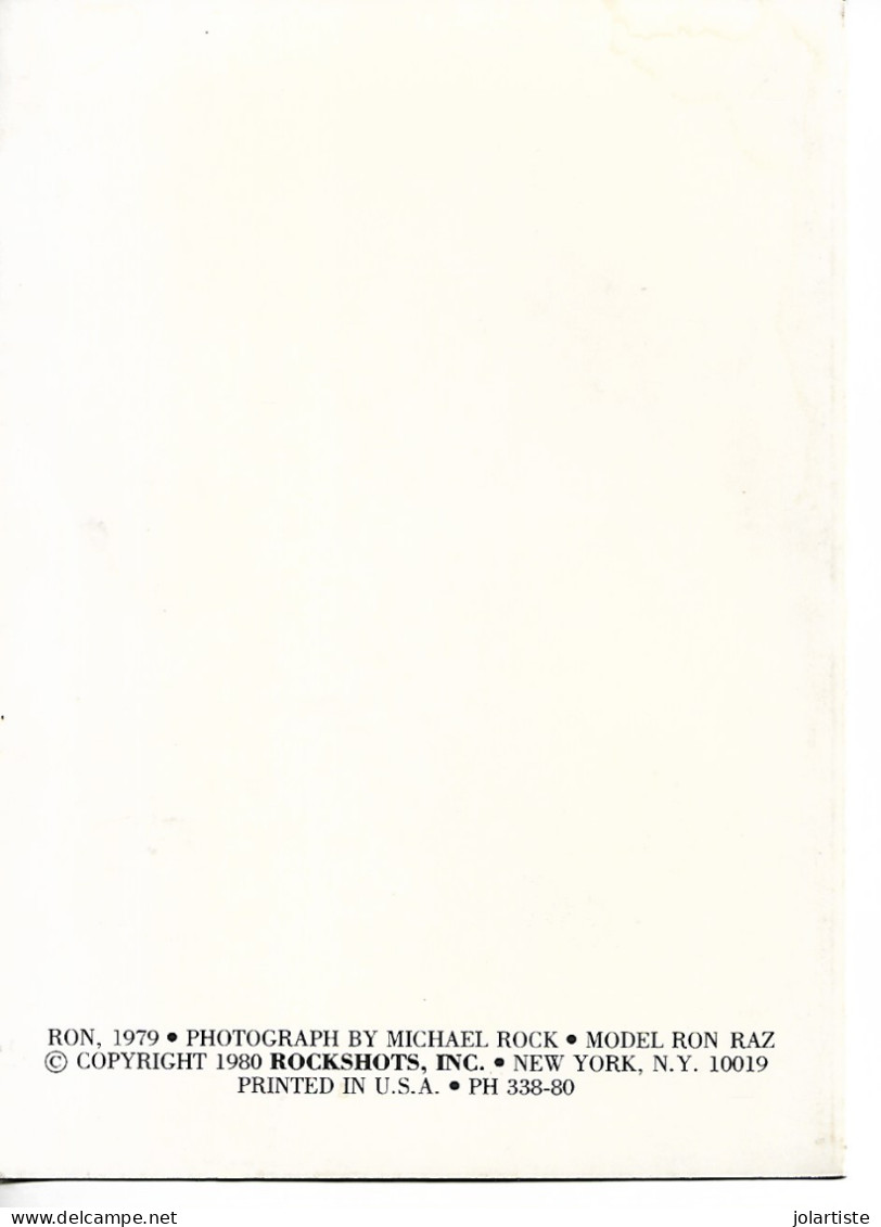 PHOTO 160 Mm X 110 Mm Ron 1979 PHOTOGRAPH MICHAEL ROCK Model RON RAZ N0156 - Amérique