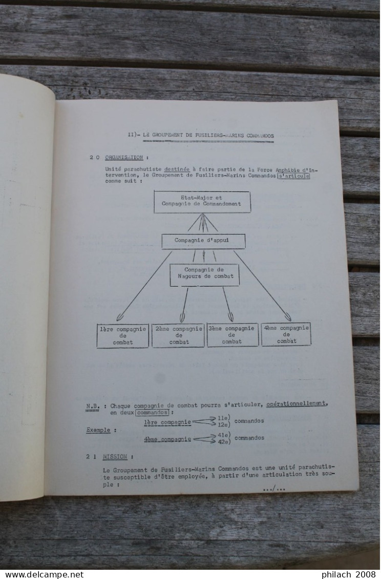 Aperçu Sur Les Forces De La Marine à Terre Années 60 - Otros & Sin Clasificación