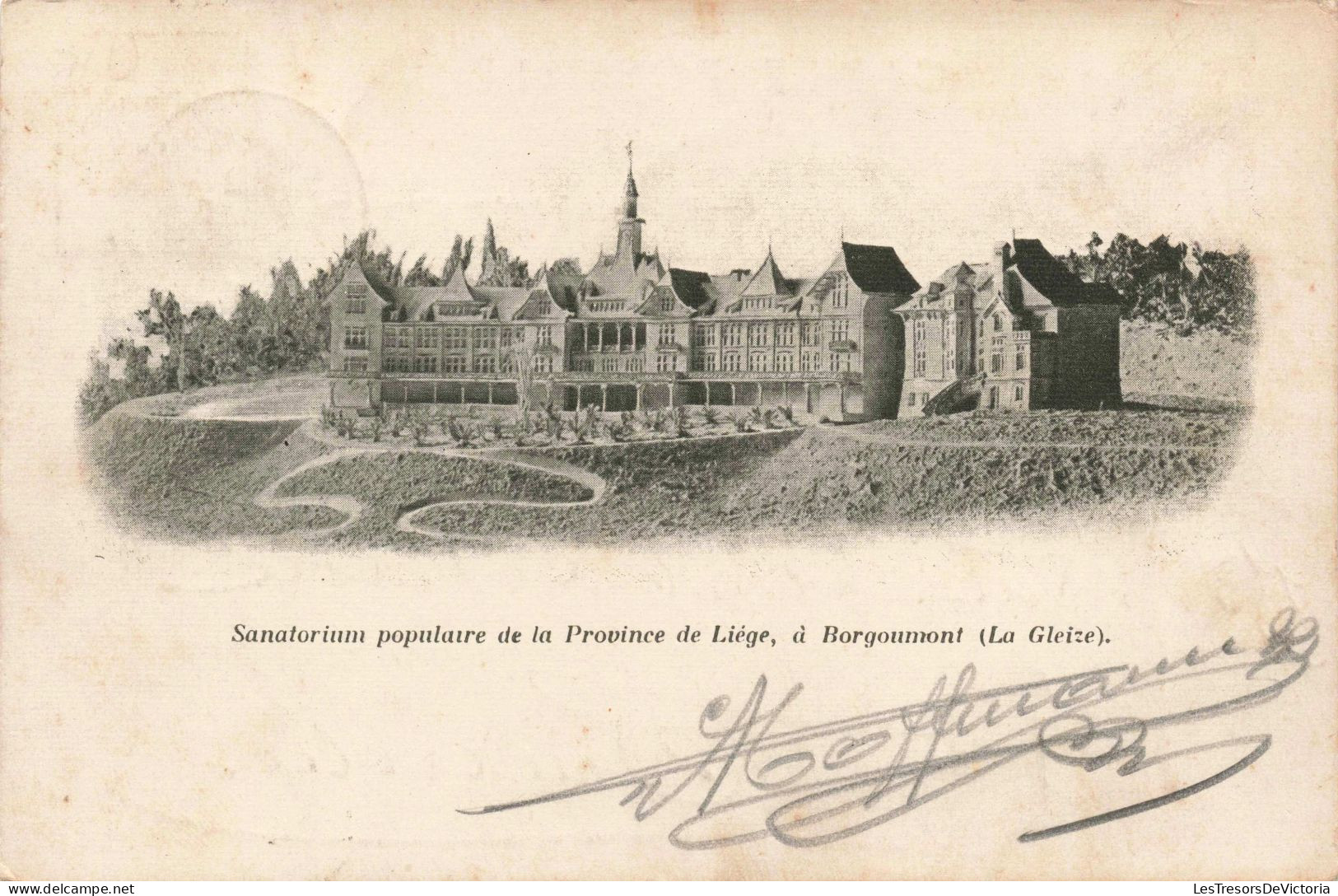 Belgique - Borgoumont - Sanatorium Populaire De La Province De Liège - La Gleize - Carte Postale Ancienne - Verviers