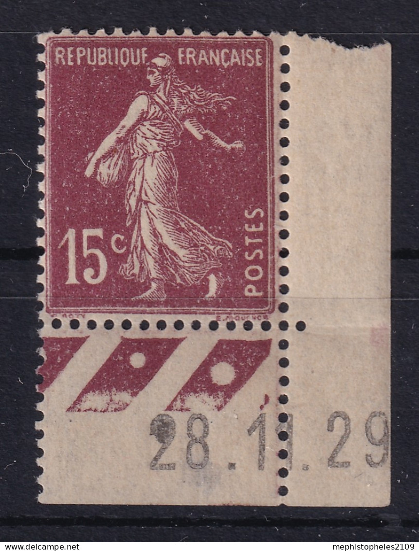 FRANCE 1924 - Coin Daté MNH - YT 189 - 29 - ....-1929