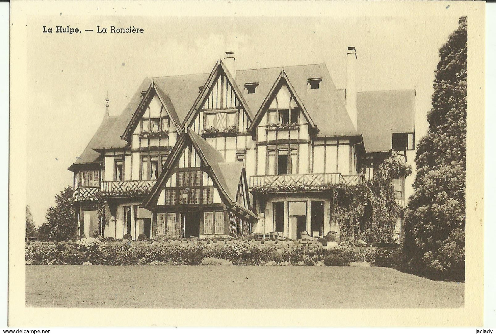 La Hulpe -- La Roncière.    (2 Scans) - La Hulpe