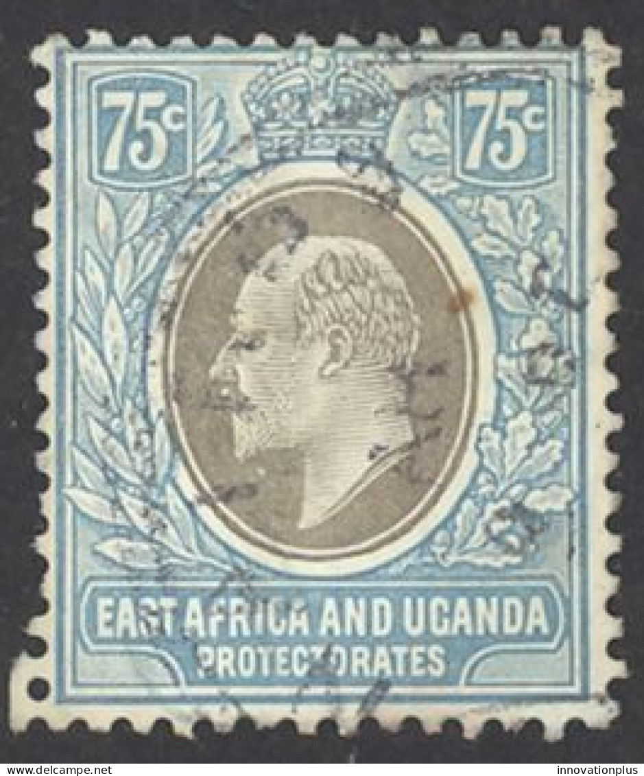 East Africa & Uganda Sc# 39 Used 1908 75c King Edward VII - Protectorados De África Oriental Y Uganda