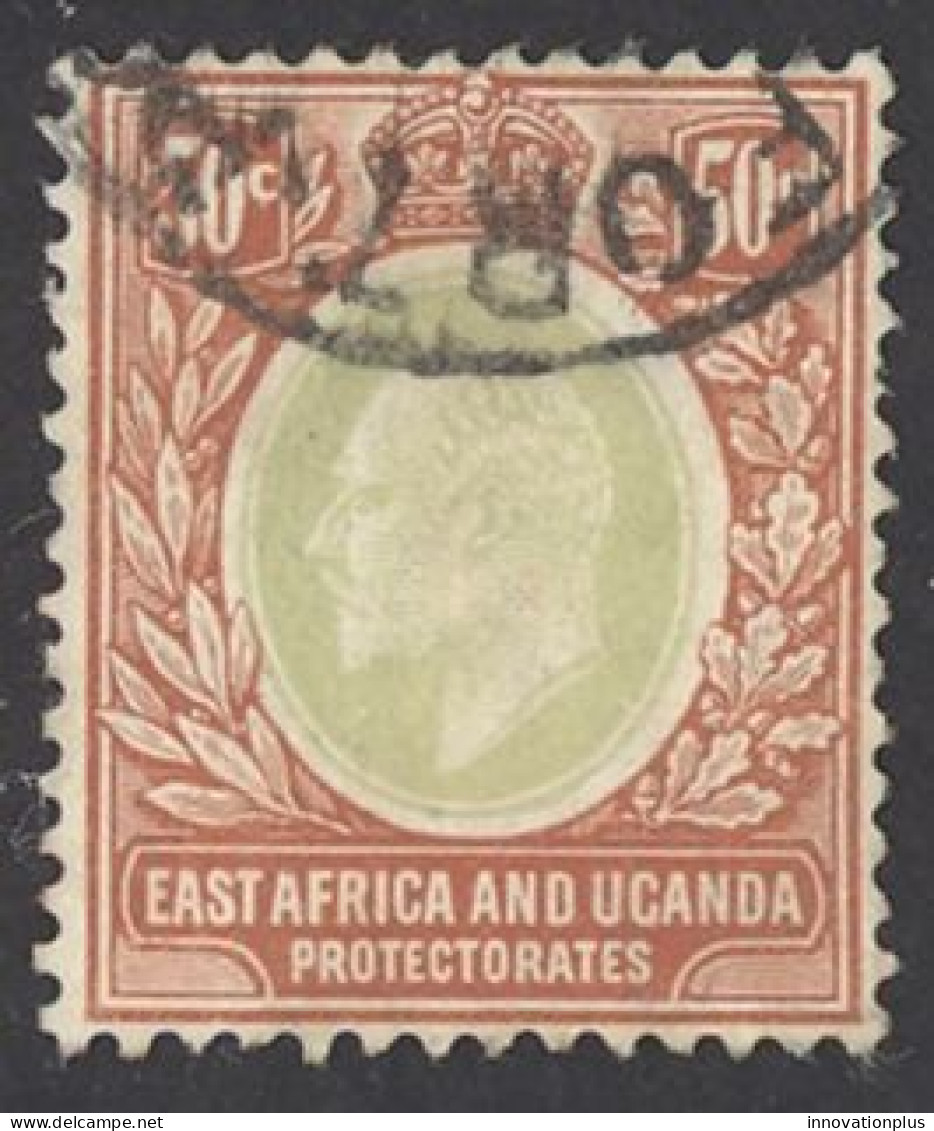 East Africa & Uganda Sc# 38 Used 1907-1908 50c King Edward VII - Protectorados De África Oriental Y Uganda