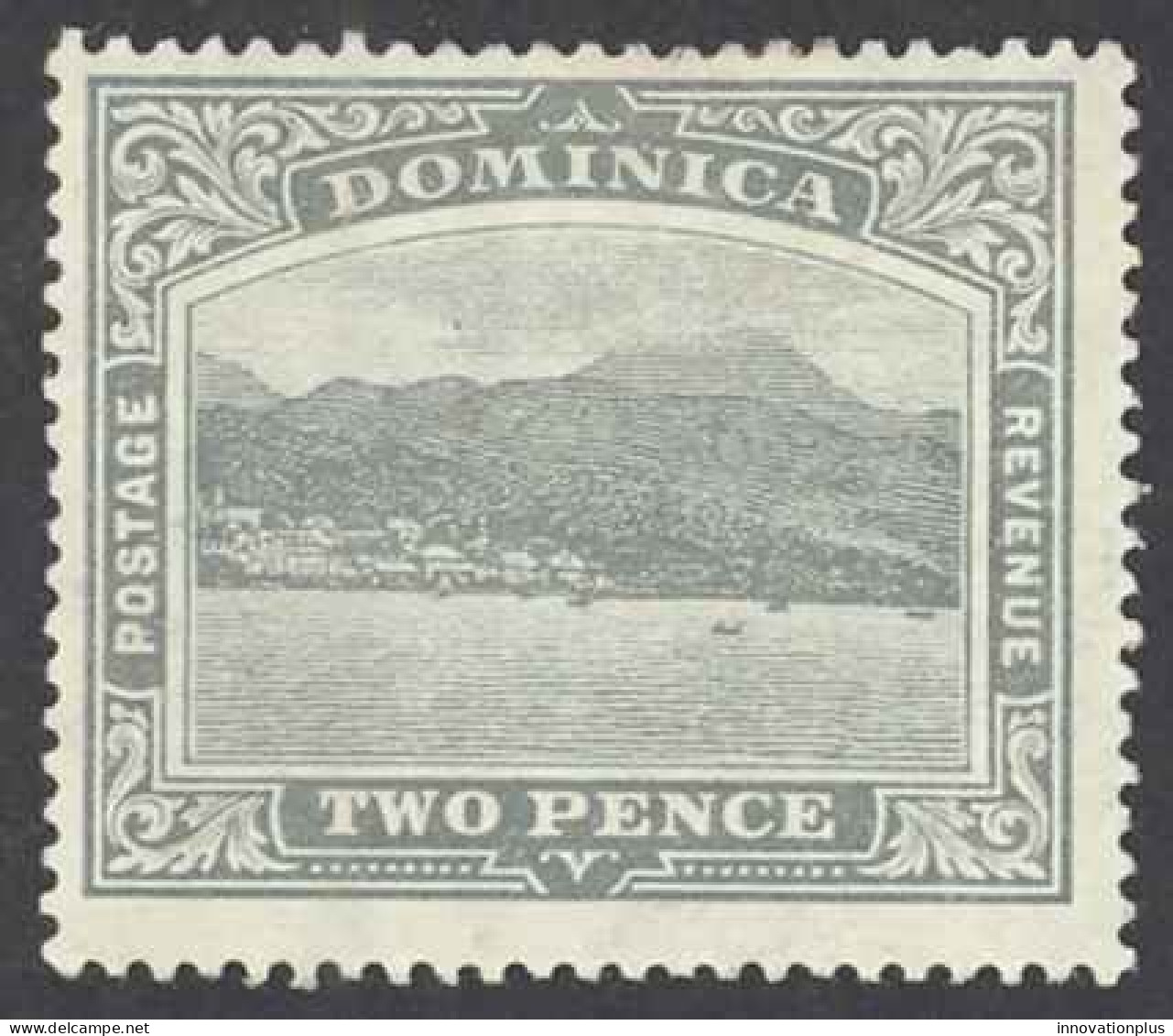 Dominica Sc# 52 MH (a) 1909 2p Gray Roseau - Dominica (...-1978)