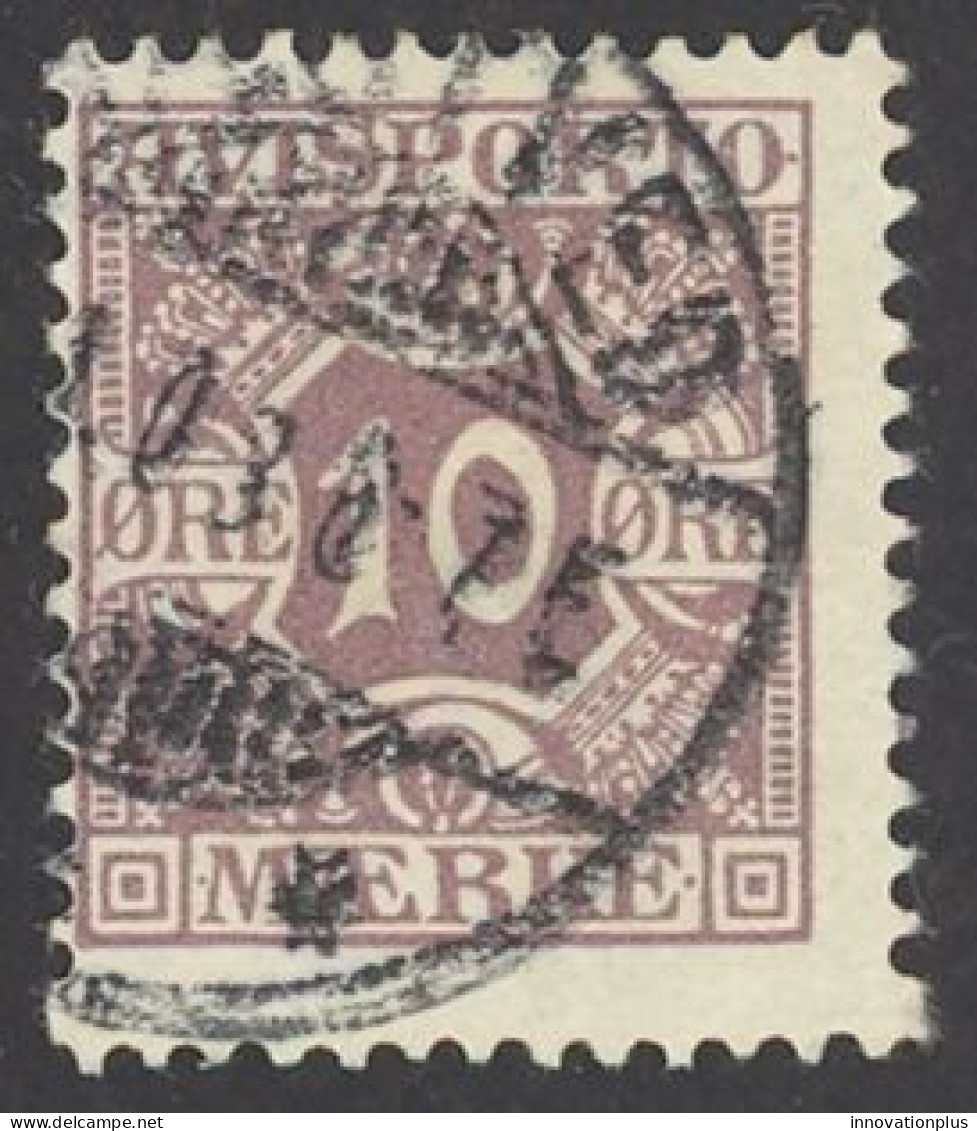 Denmark Sc# P4 Used (a) 1907 10o Newspaper Stamps - Oblitérés