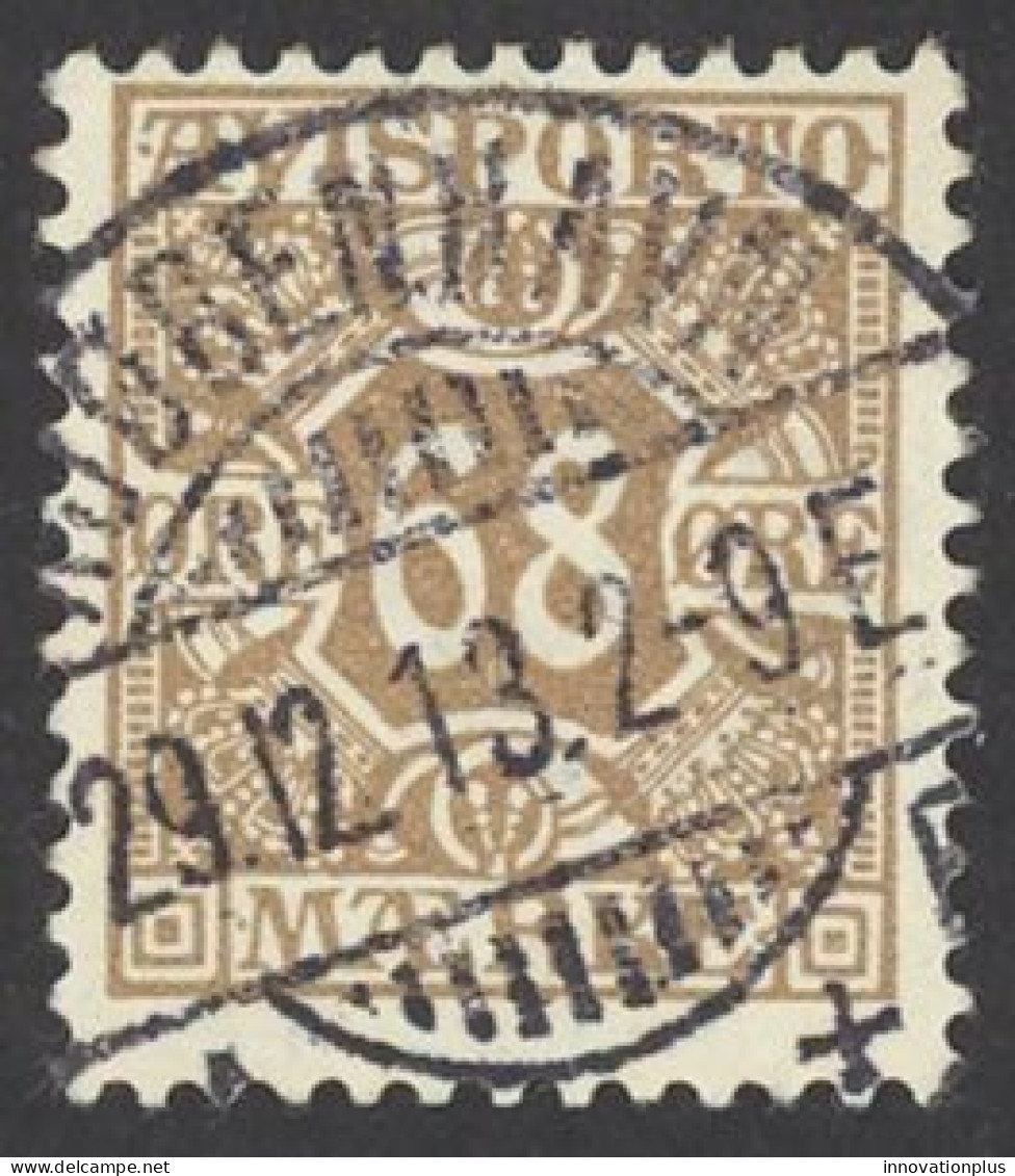 Denmark Sc# P7 Used 1907 68o Newspaper Stamps - Oblitérés