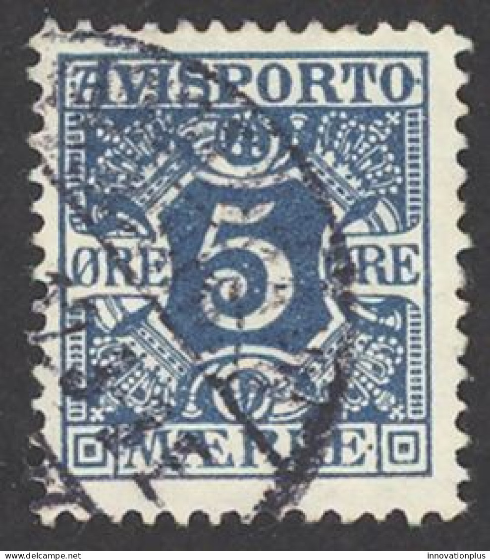 Denmark Sc# P2 Used (a) 1907 5o Newspaper Stamps - Oblitérés