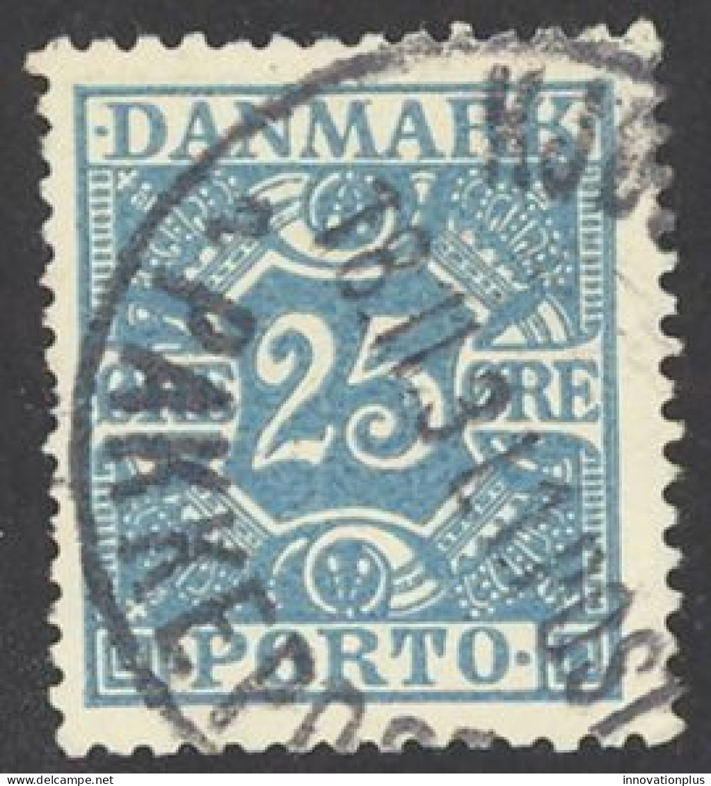 Denmark Sc# J21 Used 1930 25o Light Blue Postage Due - Postage Due