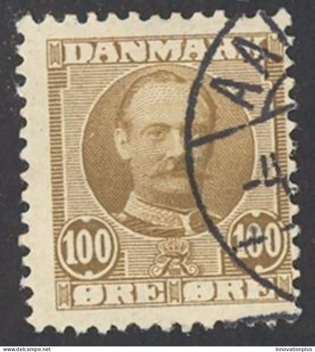 Denmark Sc# 78 Used 1907-1912 100o King Christian IX - Oblitérés