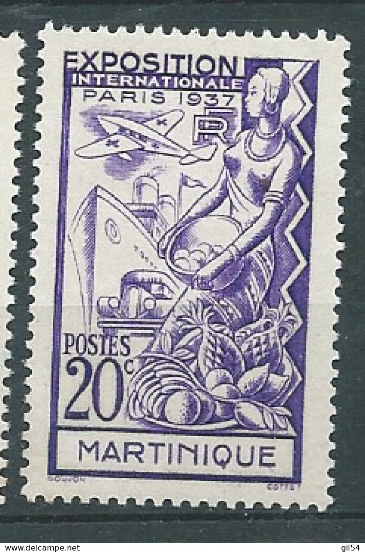 Martinique    - Yvert N° 161 (*) Neuf Sans Gomme   -  Pal 11834 - Neufs