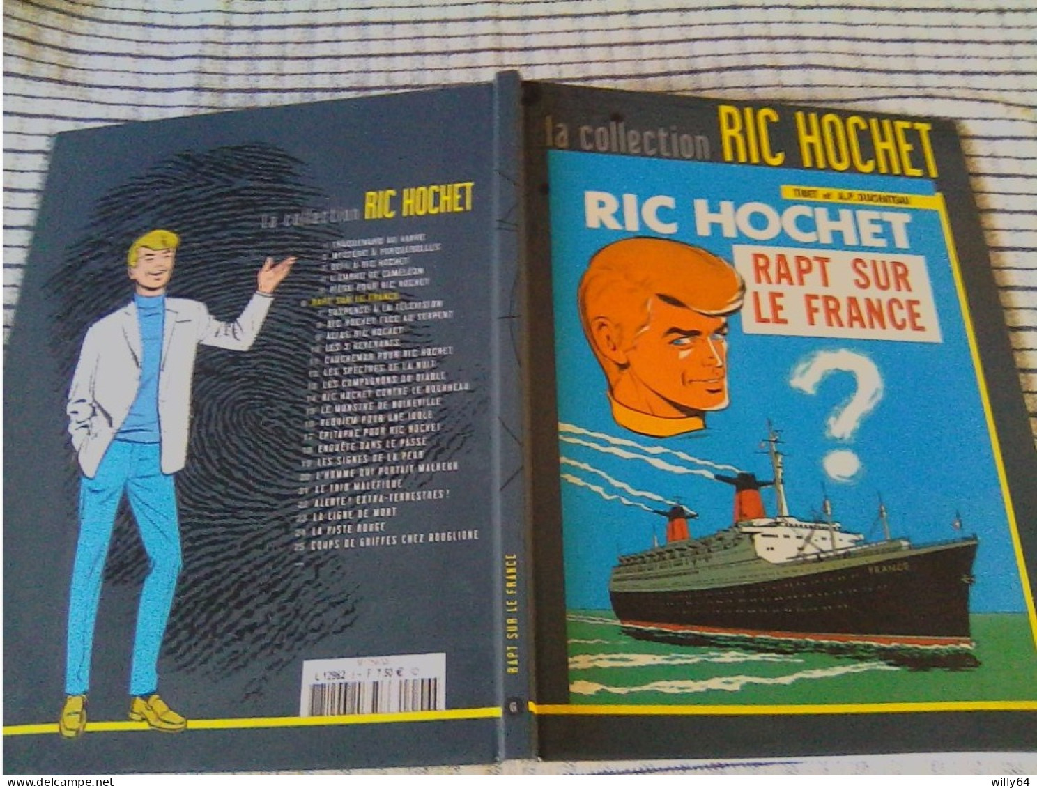 RIC HOCHET  La Collection " Rapt Sur Le FRANCE " T6  2012   HACHETTE  Comme Neuve - Ric Hochet