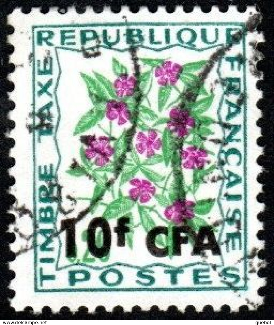 Réunion Obl. N° Taxe 54 - Fleur Des Champs - Pervenche - Portomarken