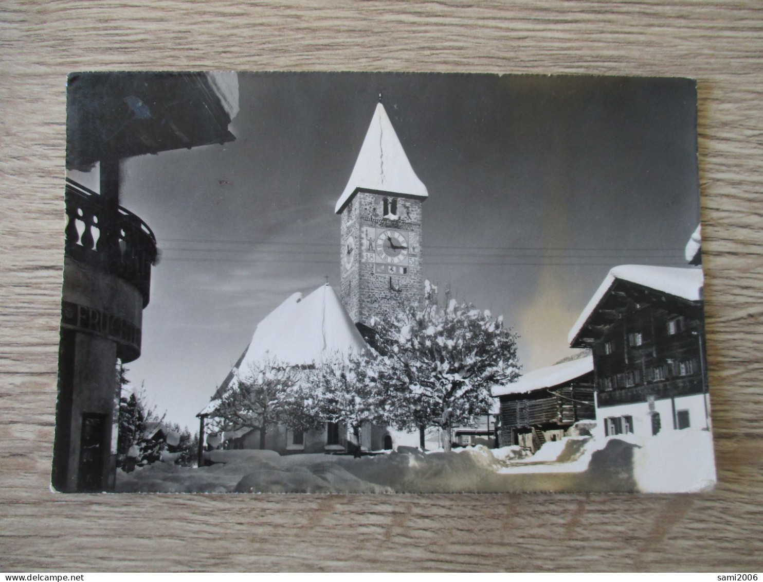 SUISSE KLOSTERS GRAUBUNDEN EGLISE NEIGE - Klosters