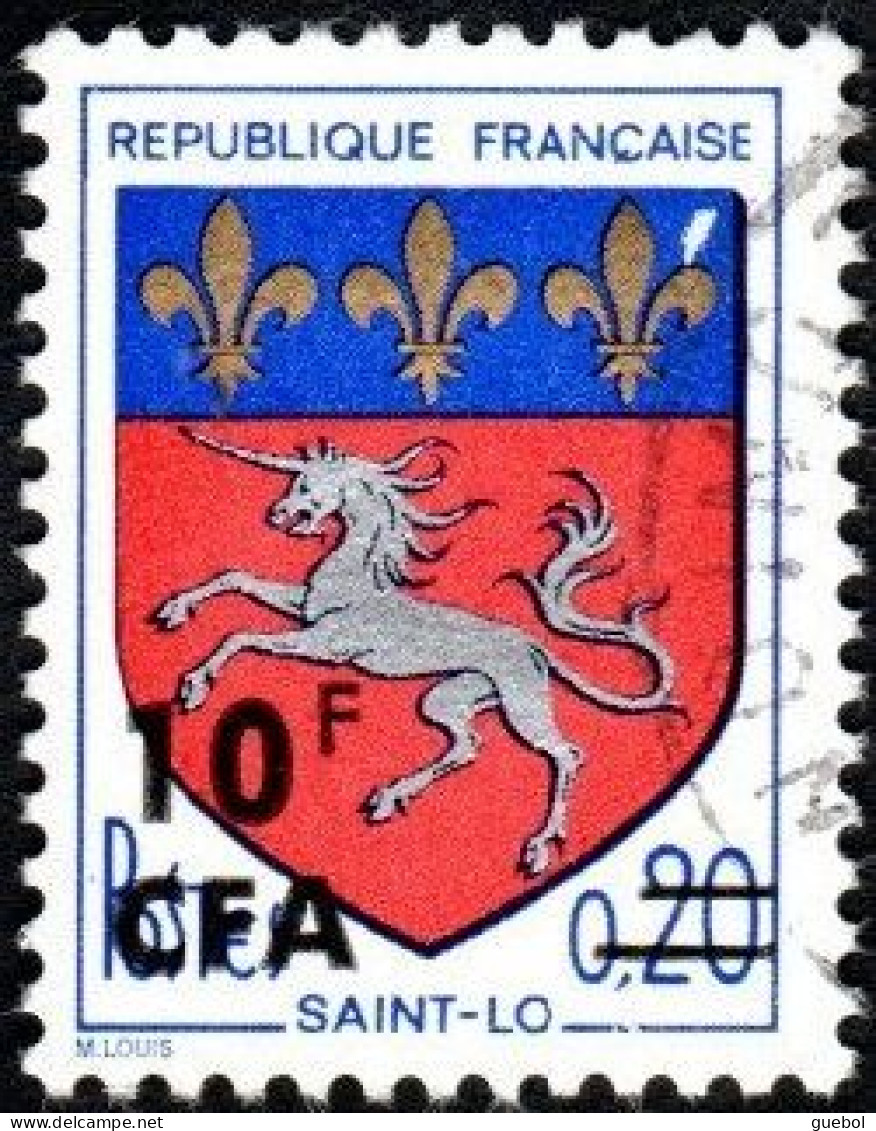 Réunion Obl. N° 386 - Armoiries De Saint Lô - Usati