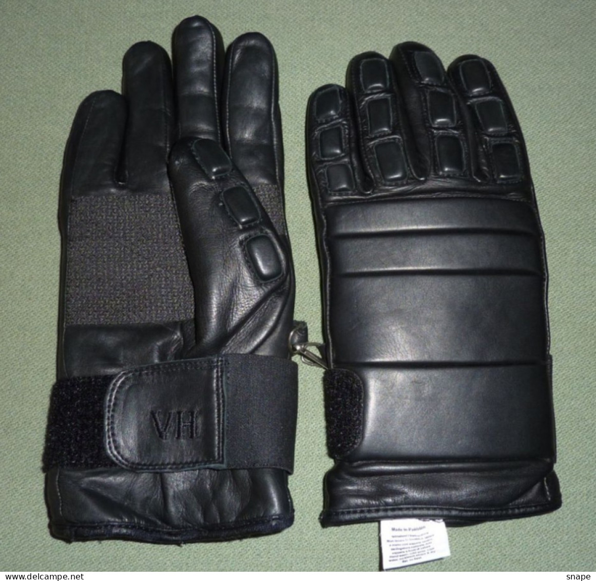 Polizia Guanti Tattici Pesanti Ordine Pubblico - Nuovi - Italian Police Leather Gloves - NOS - Vega Holster (267) M Size - Police & Gendarmerie