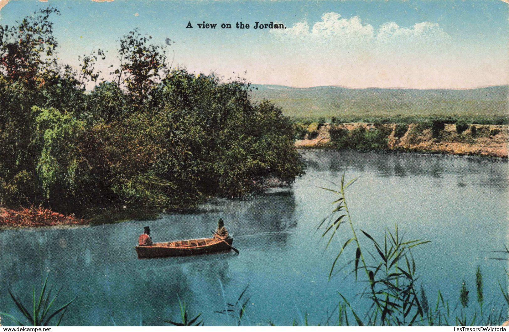 Jordanie - A View On The Jordan - Colorisé Carte Postale Ancienne - Jordan