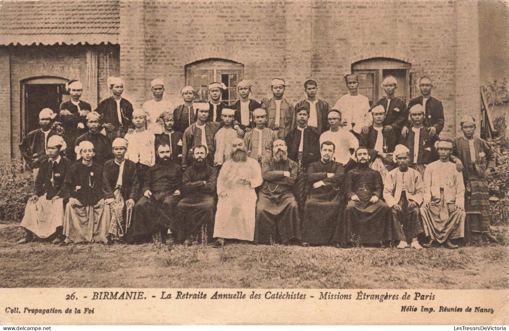 Birmanie - La Retraite Annuelle Des Catéchistes - Missions étrangères De Paris - Carte Postale Ancienne - Sonstige & Ohne Zuordnung