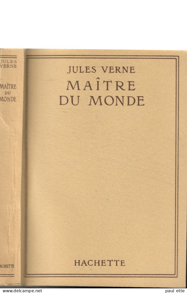 Livre- Jules VERNE - MAÎTRE Du MONDE (édit. Hachette; Bibliothèque De La Jeunesse) Jaquette, Rabats Intacts - Bibliothèque De La Jeunesse