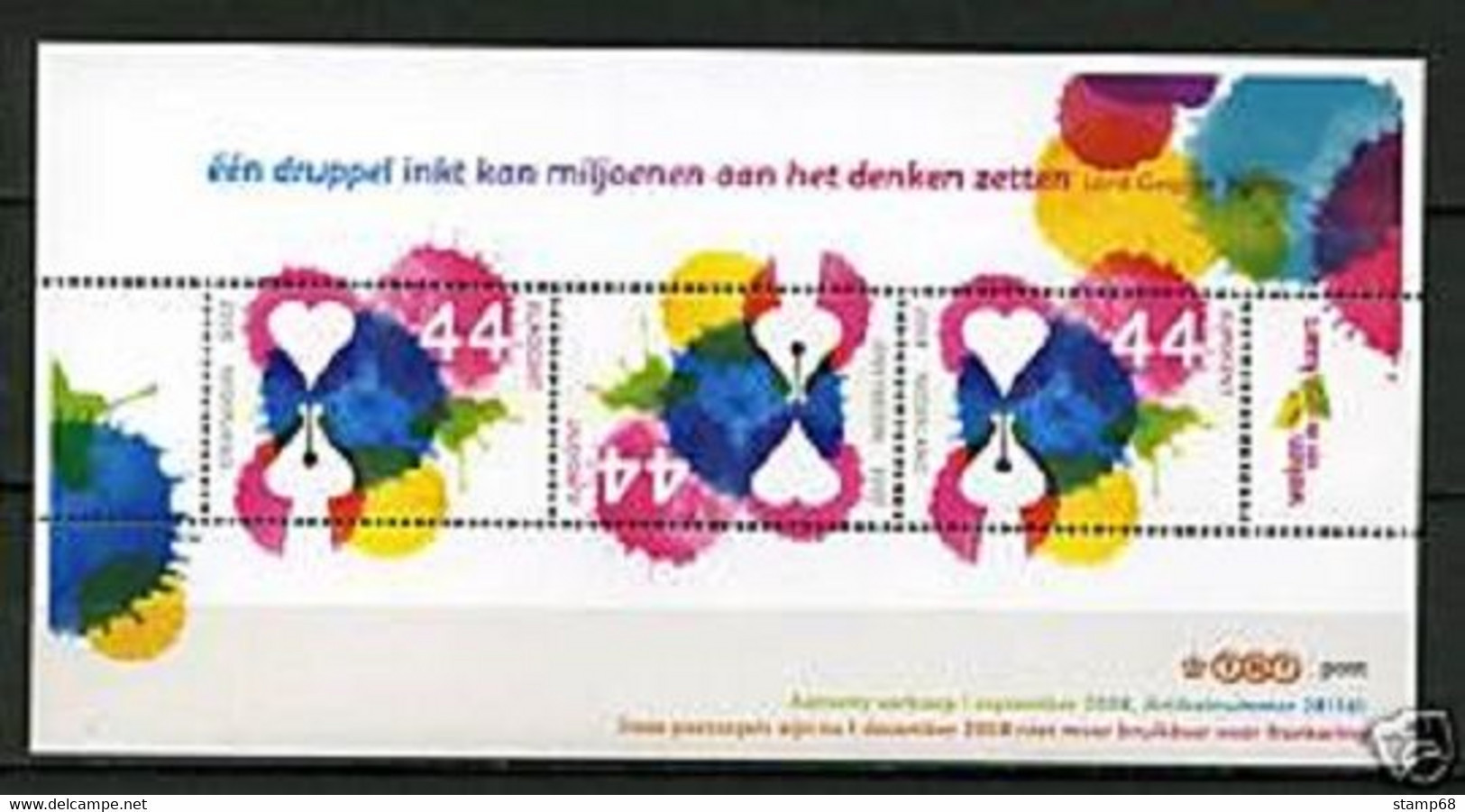 Nederland NVPH 2580 Vel Weken Van De Kaart 2008 MNH Postfris - Altri & Non Classificati