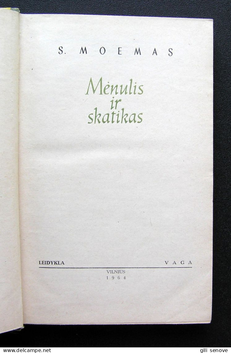 Lithuanian Book / Mėnulis Ir Skatikas 1964 - Romans