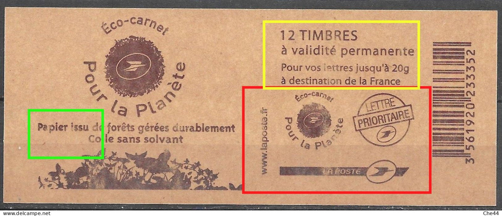 Variété : Carnet 3744A-C5 Chez YT. (Voir Commentaires) - Booklets