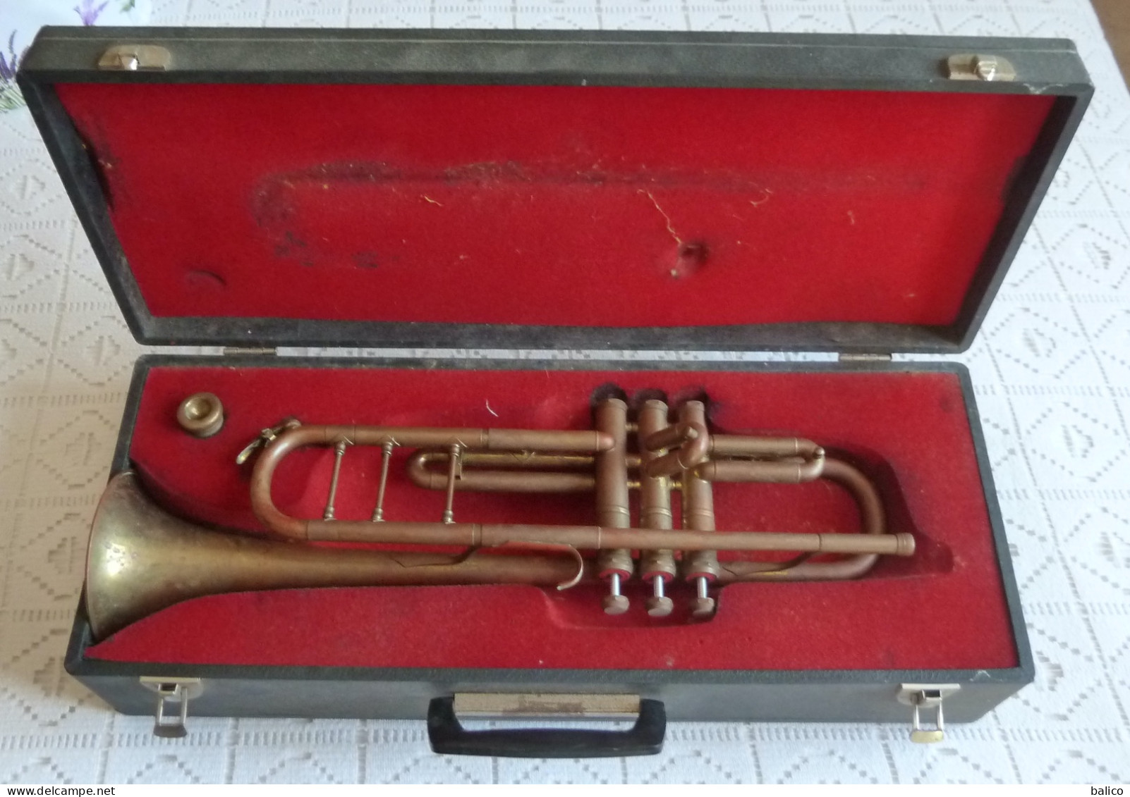 Trompette -  Marque, ROBERT  MARTIN - MACON  - Réf 01 - Musical Instruments