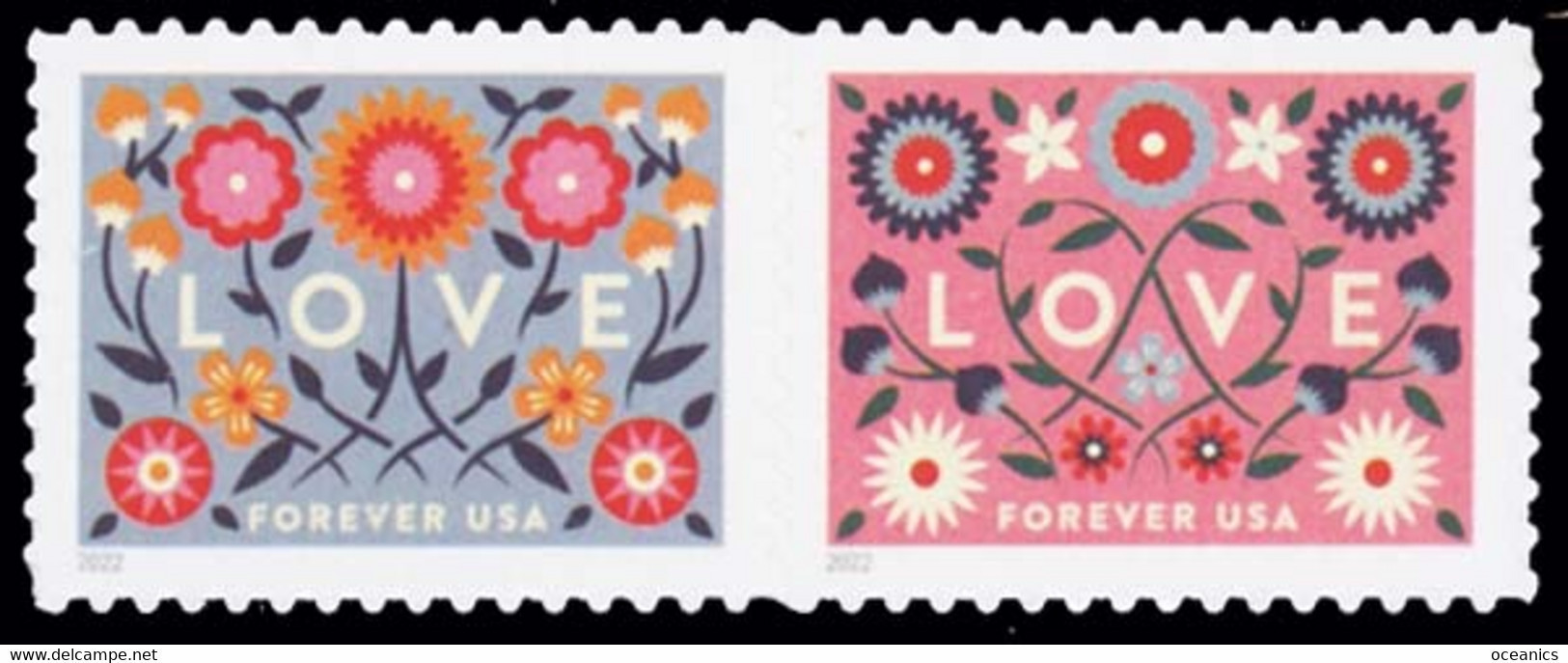 Etats-Unis / United States (Scott No.5661a - Love) [**] MNH - Unused Stamps