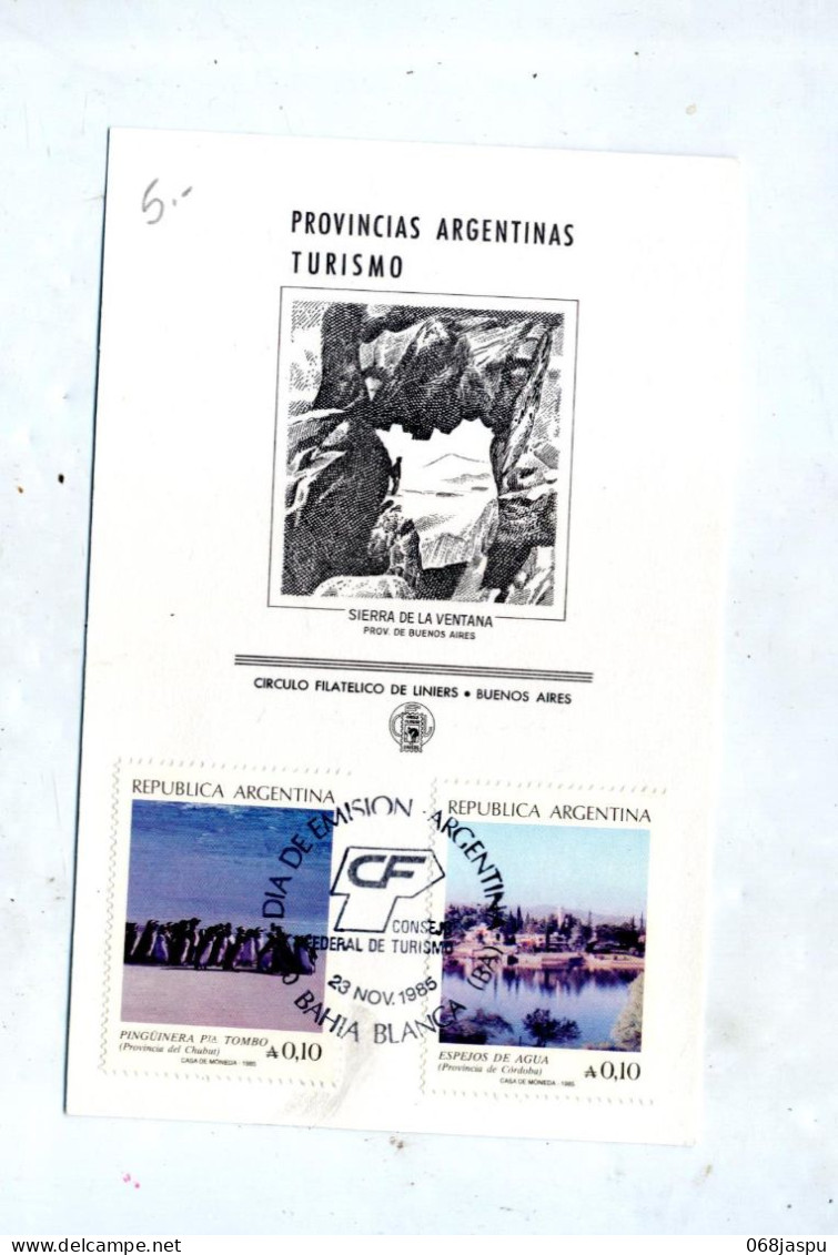 Carte Fdc 1985 Tourisme - Lettres & Documents