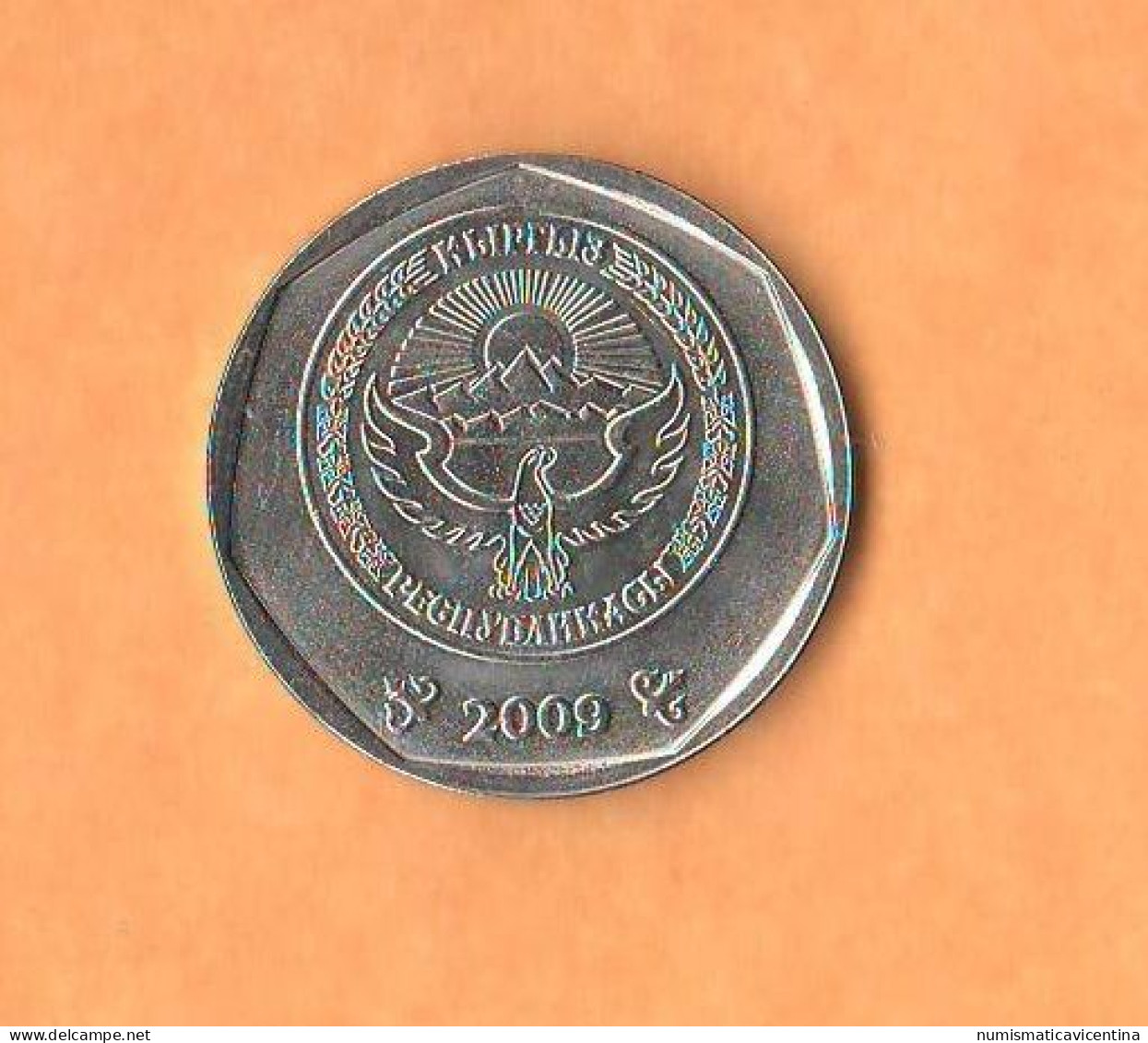 Kyrgyzstan 10 Som 2009 Kirghizistan Steel + Nickel Coin - Kirghizistan