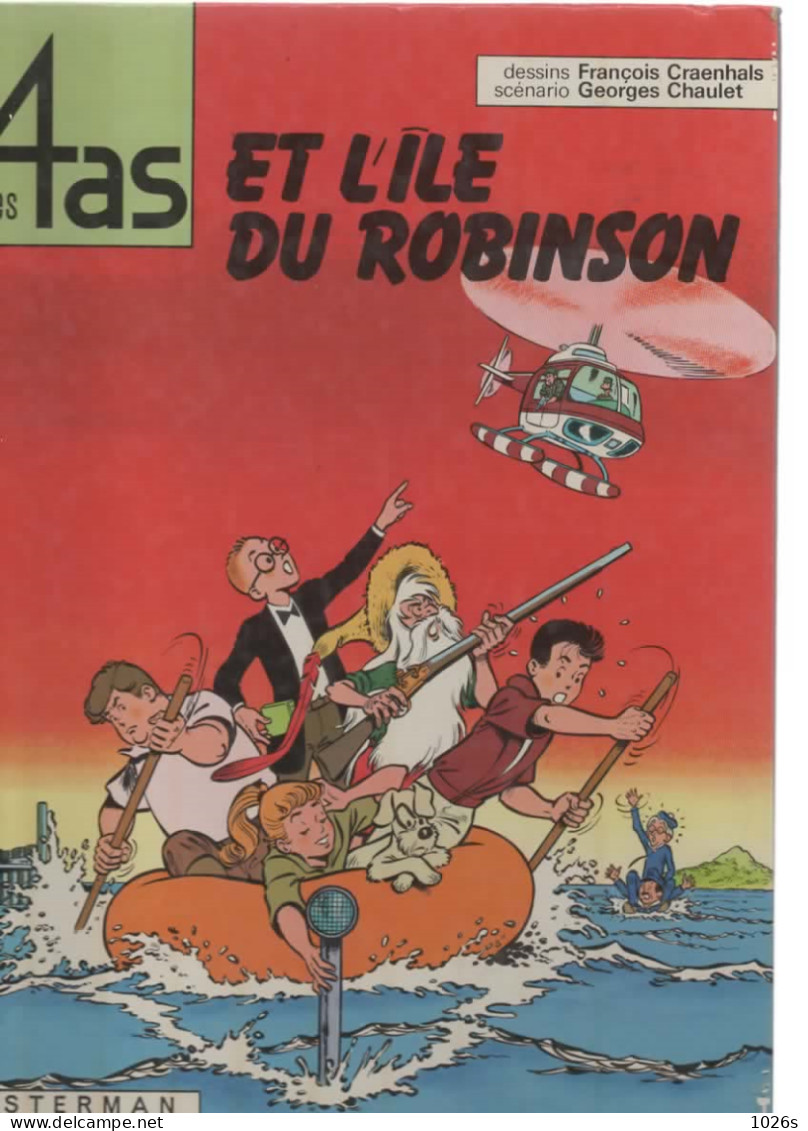 B.D.LES 4 AS ET L'ILE DU ROBINSON -  1985 - 4 As, Les