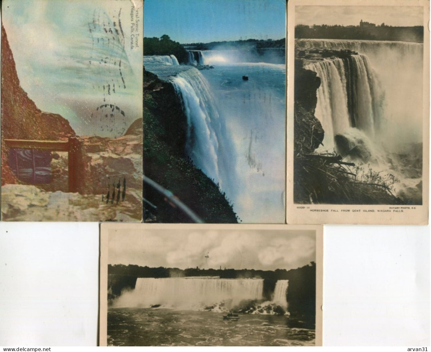 N I A G A R A    F A L L S    -    LOT De 5  CPA - - Chutes Du Niagara