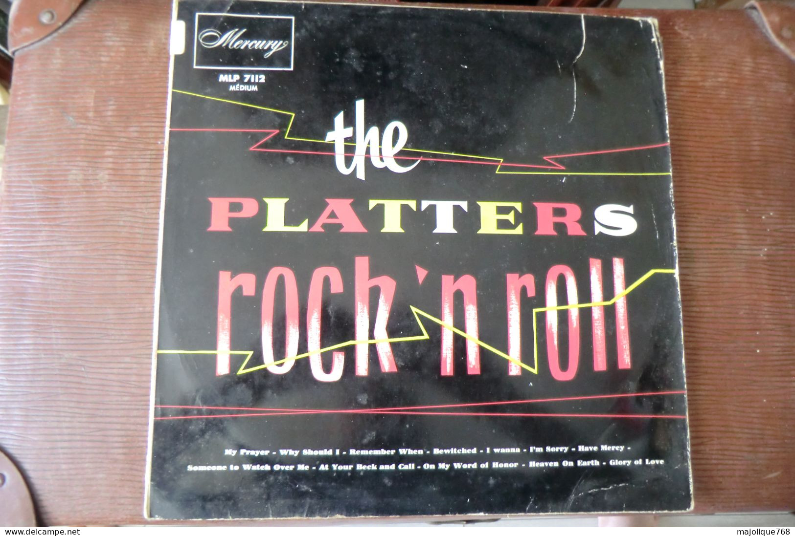 : Disque 33T - The Platters - The Platters Rock ' N Roll - Mercury MLP 7112 - France 1956 - Soul - R&B