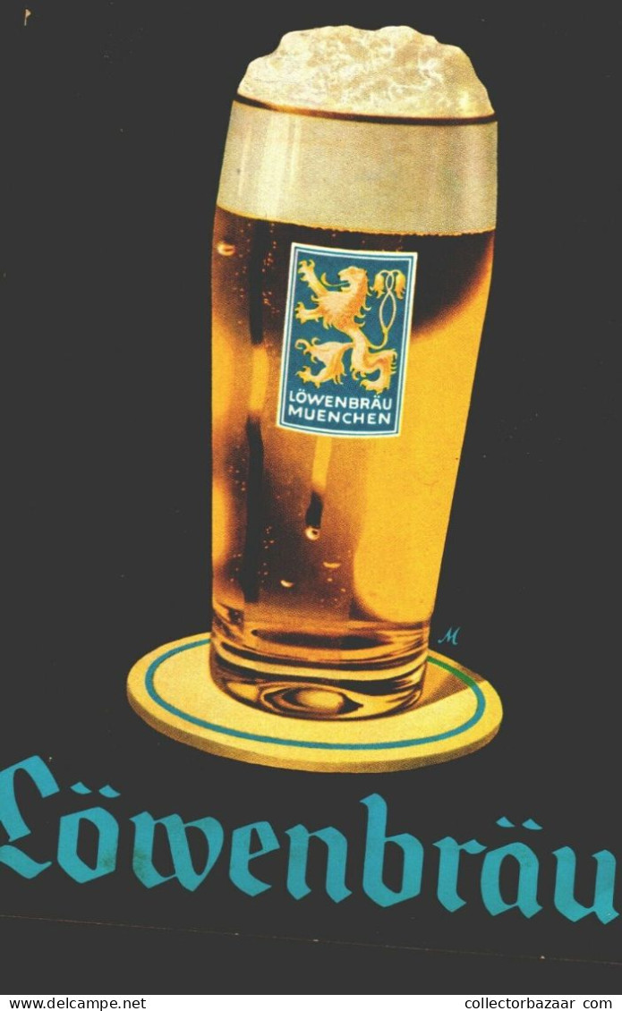 Beer Lot Of 5 Postcards Designed By Ludwig Hohlwein Original Store Photo Munich - Sammlungen & Sammellose
