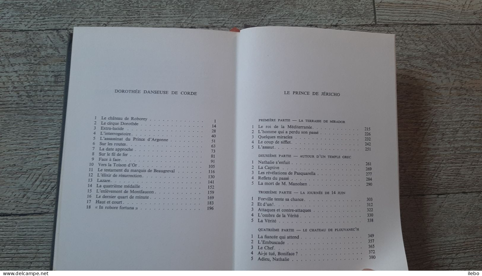 Maurice Leblanc CLP No32 Dorothée Danseuse De Corde Le Prince De Jéricho Policier Opta  1964 - Opta - Littérature Policière