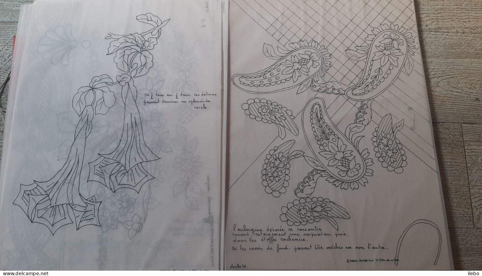 102 motifs de boutis dessinés adaptés madame Gaussen 50 planches provence lot 3 livres broderie mode