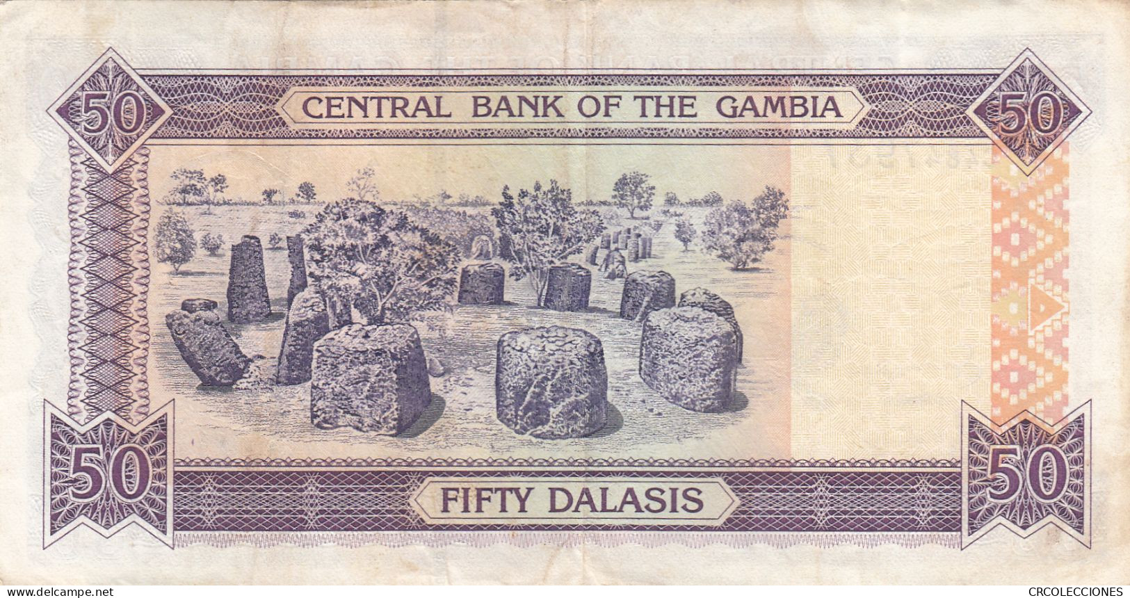 CRBX0272 BILLETE GAMBIA 50 DALASIS MBC - Gambia