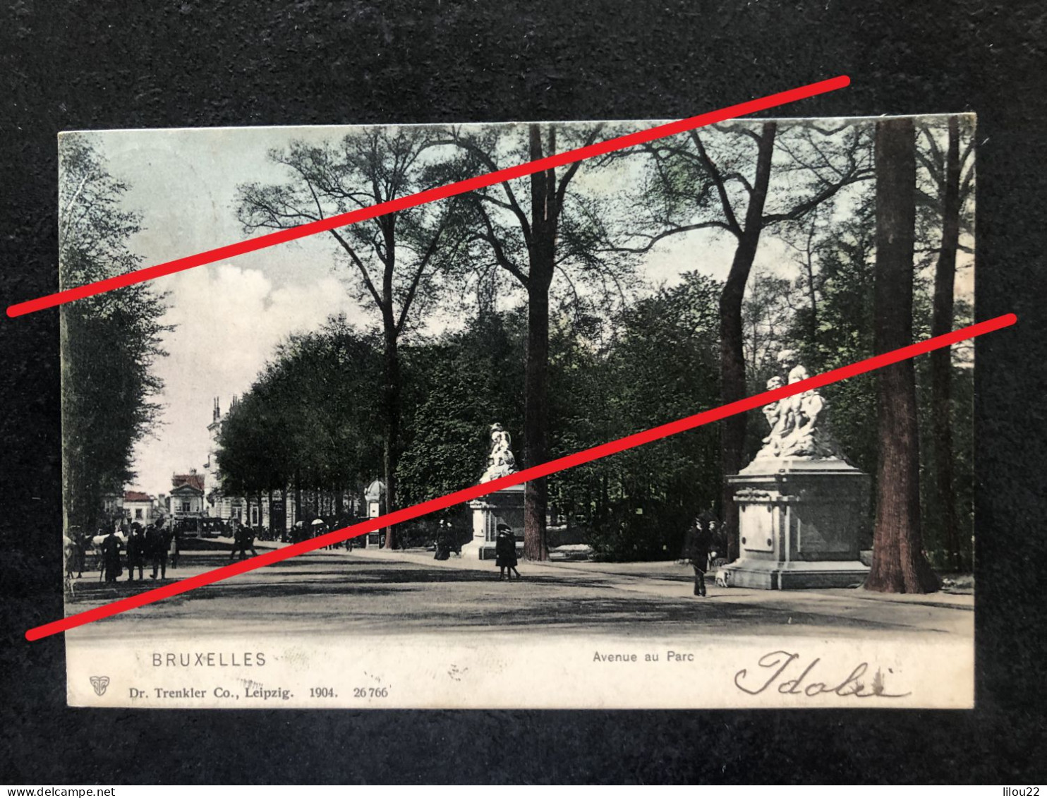 Bruxelles.  Avenue Au Parc . Dr Trenkler Co., Leipzig 1904 N° 26766. - Avenues, Boulevards