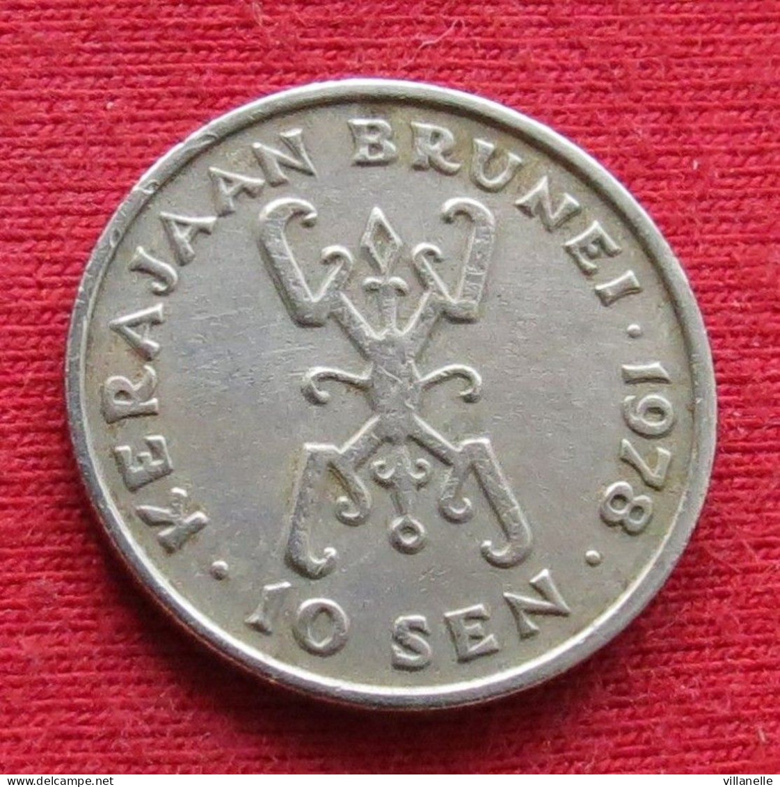 Brunei 10 Sen 1978 KM# 17 Lt 642 *V2T - Brunei