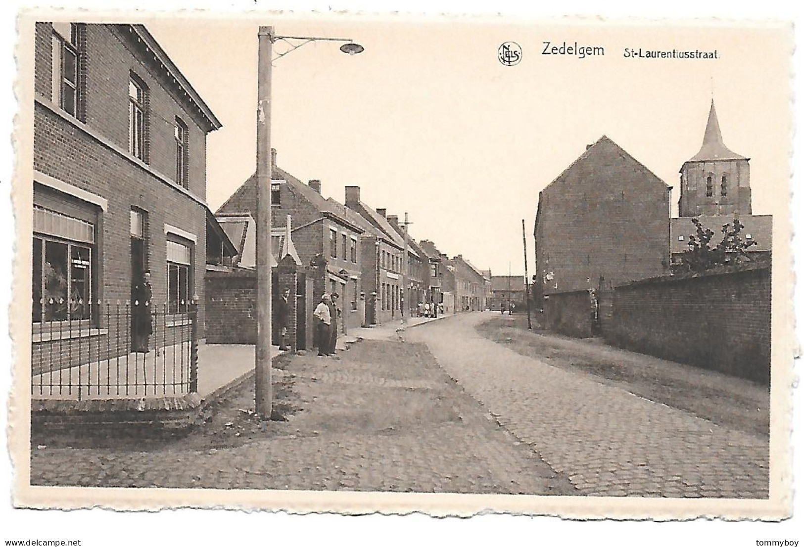 CPA Zedelgem, St-Laurentiusstraat - Zedelgem