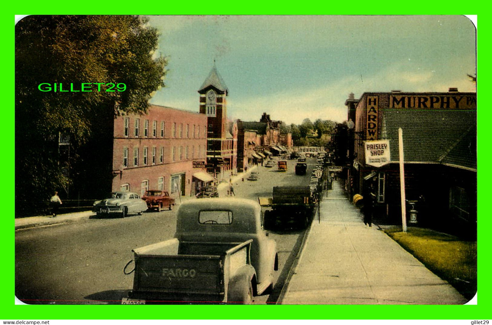 MUSKOKA, ONTARIO - MAIN BUSINESS SECTION, MANITOBA ST. BRACEBRIDGE, MUSKOKA LAKES - PHOTOGELATINE ENGRAVING CO LTD - - Muskoka