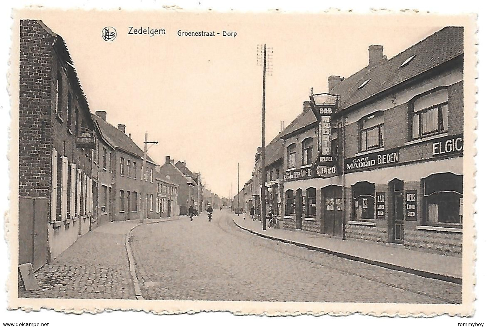 CPA Zedelgem, Groenestraat - Dorp - Zedelgem