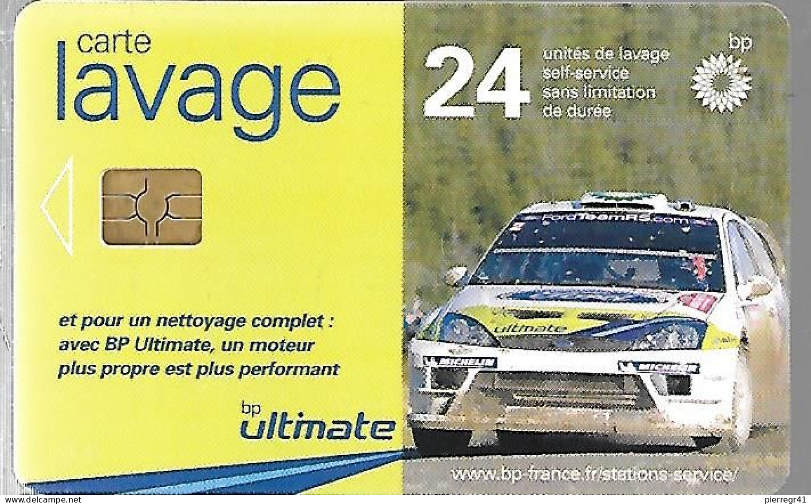 CARTE-PUCE-LAVAGE-BP-24-UNITES-ULTIMATE-V° N°140004-TBE - Car-wash