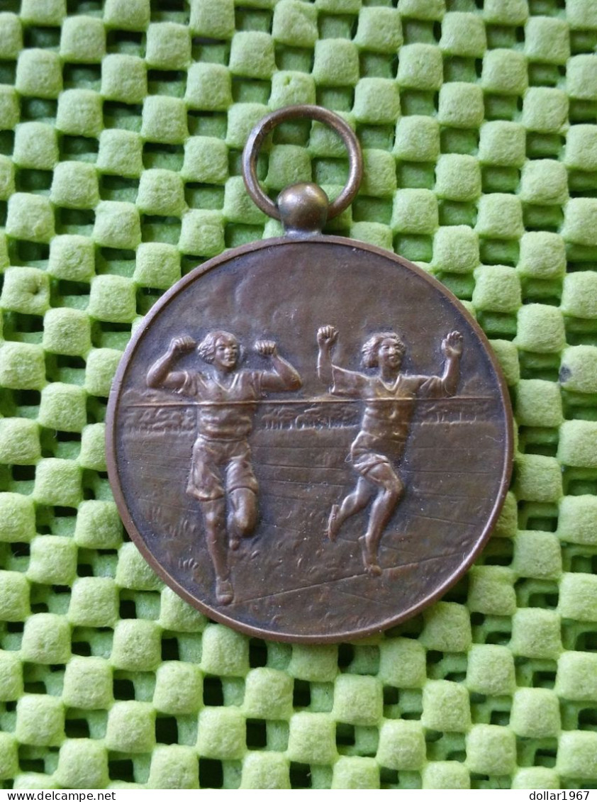 Medaille - A.G.V Excelsior Gymnastiekvereeniging Utrecht 1935 -  Originalscan !! - Gymnastique