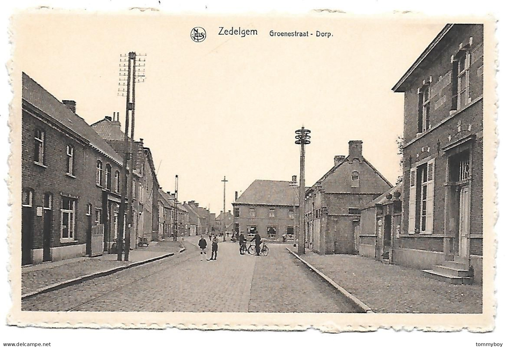 CPA Zedelgem, Groenestraat - Dorp - Zedelgem