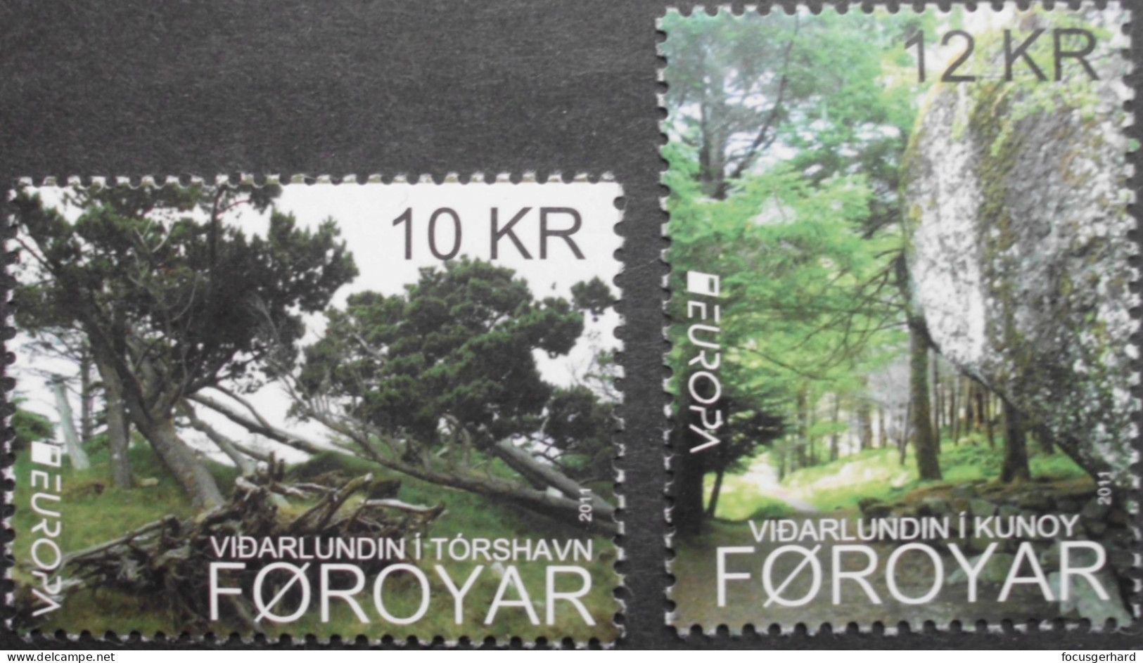 Färöer    Der Wald   Europa   Cept   2011  ** - 2011