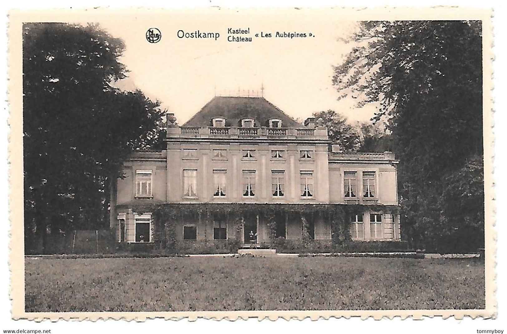 CPA Oostkamp, Château, Les Aubépines - Oostkamp