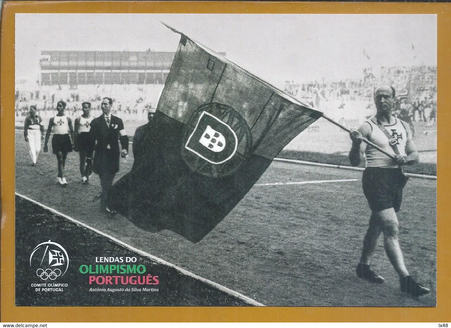 Postal Stationery Of Parade Of Portugal At The 1920 Olympics In Antwerp, Belgium. Anvers Olympic Stadium. - Ete 1920: Anvers