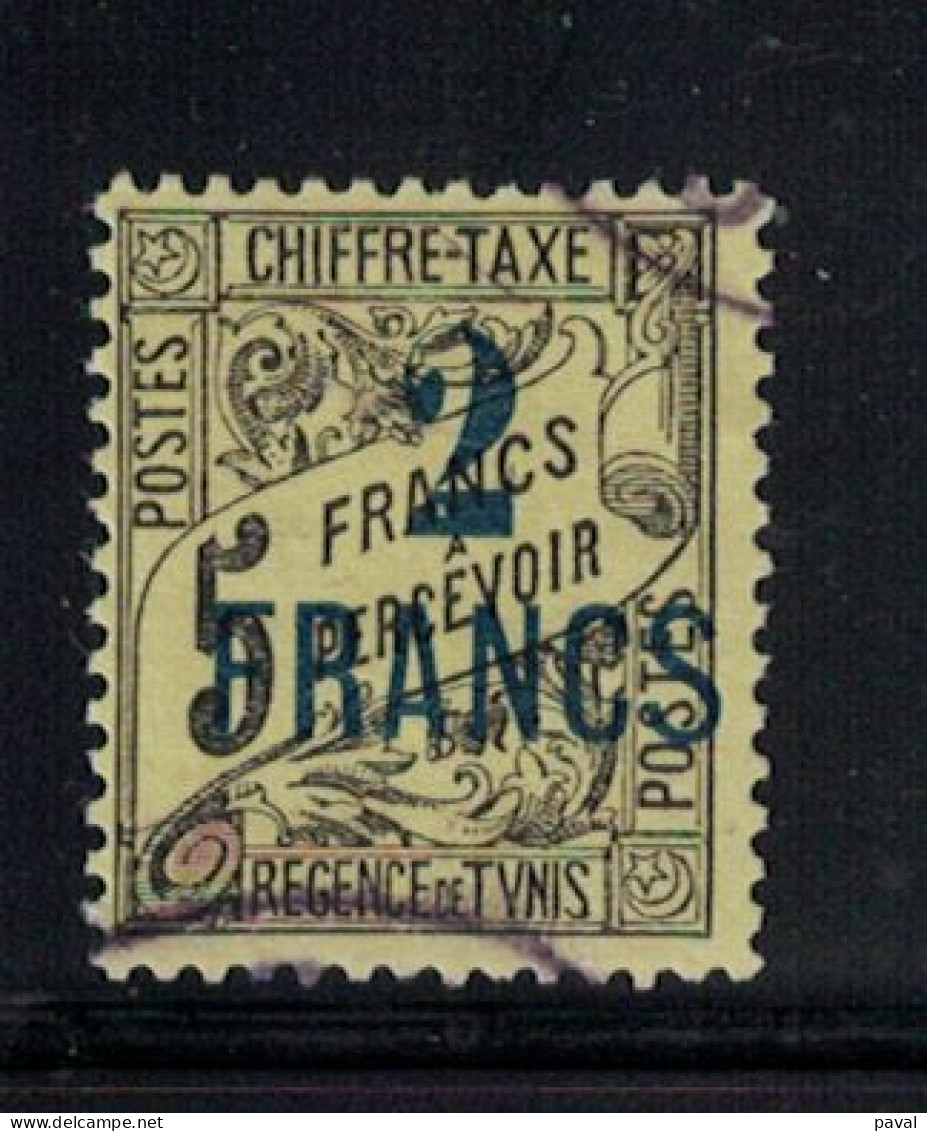 TAXE N° 36 OBLITERE, TUNISIE, 1914 - Strafport